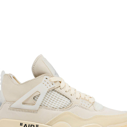 Off-White x Wmns Air Jordan 4 SP Sail CV9388-100 Sneakers - Retro Runner