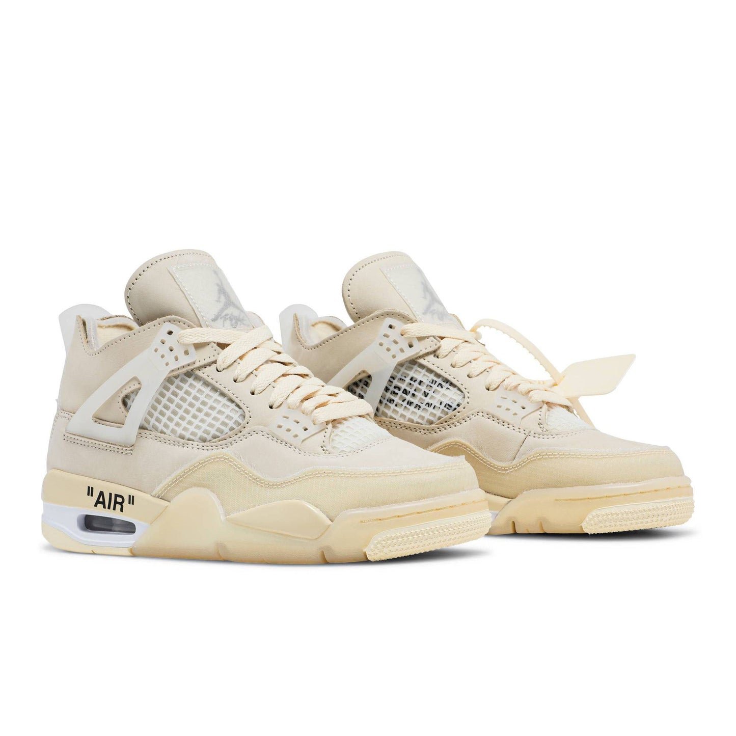 Off-White x Wmns Air Jordan 4 SP Sail CV9388-100 Sneakers - Retro Runner