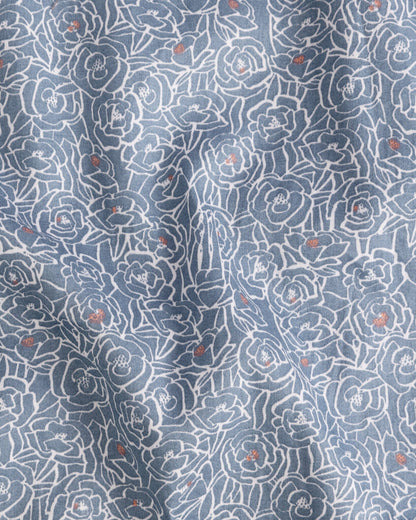 Organic Cotton Blue Pyjama Set, Little Bums