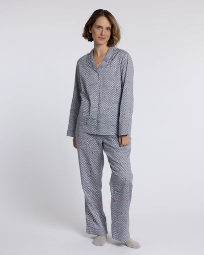 Organic Cotton Grey Pyjama Set, Port in a Storm