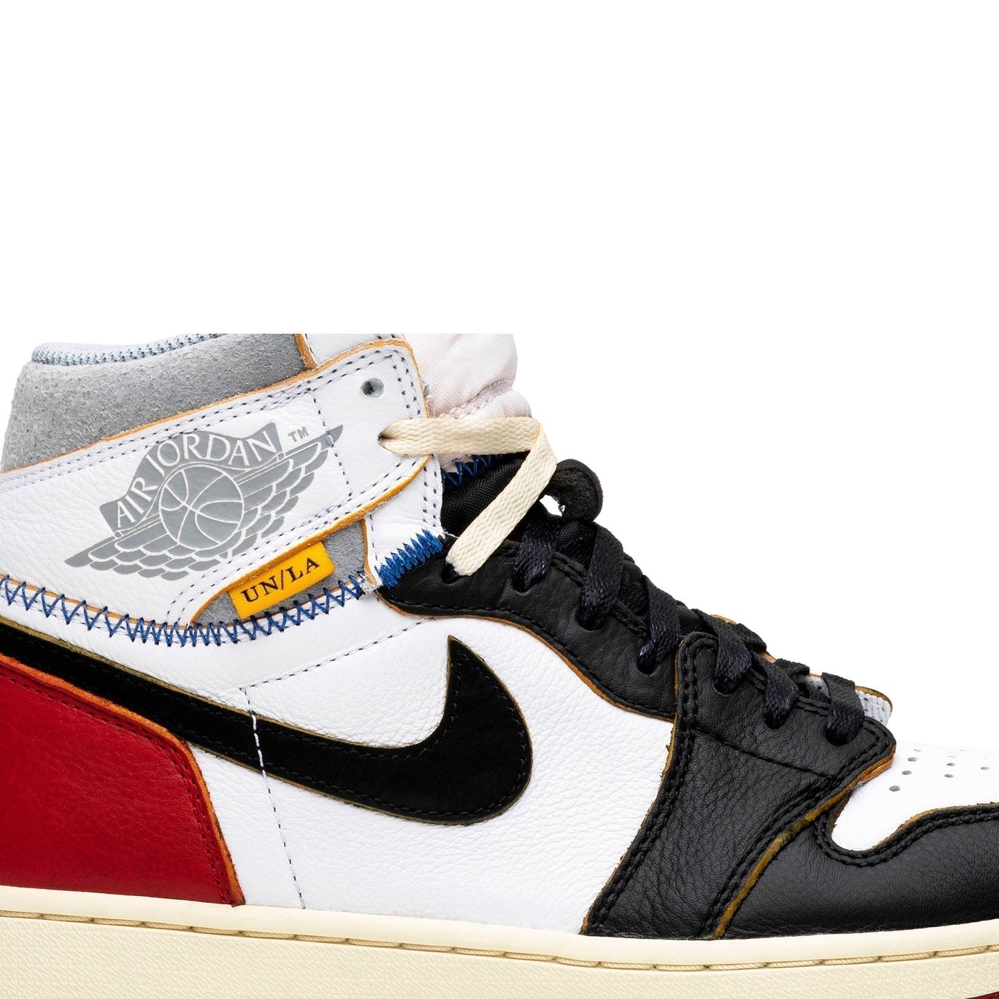 Union LA x Air Jordan 1 Retro High NRG Black Toe BV1300-106 Sneakers - Vintag...