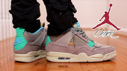 Union LA x Jordan 4 Retro Taupe Haze Sneakers - OG Colorway