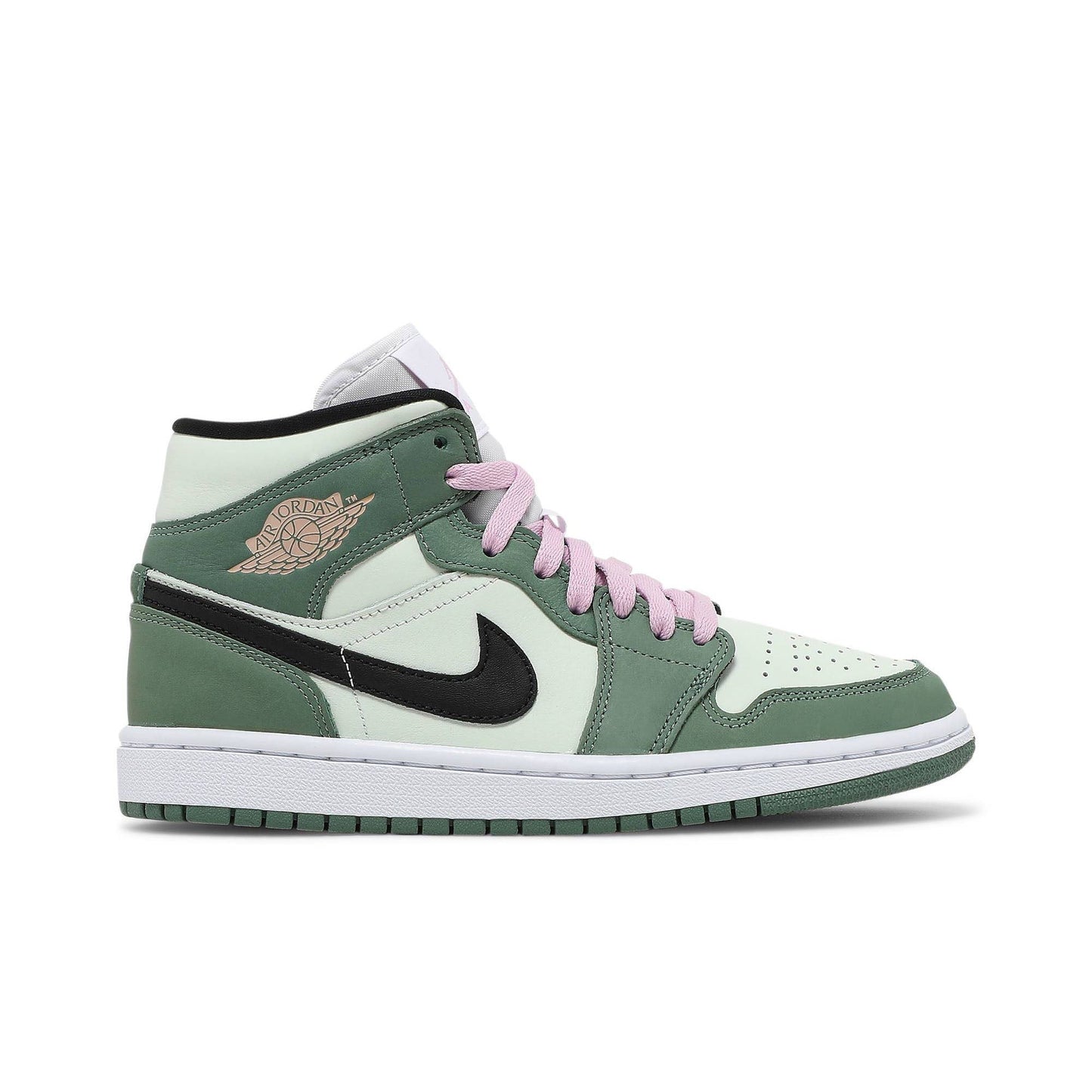 Wmns Air Jordan 1 Mid SE ‘Dutch Green’ CZ0774-300 Sneakers - Hall of Fame