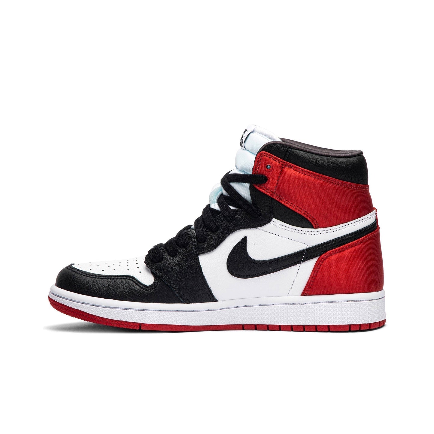 Wmns Air Jordan 1 Retro High Satin Black Toe CD0461-016 Sneakers - Performanc...