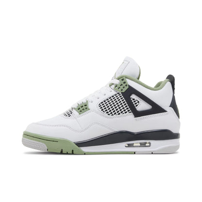 Wmns Air Jordan 4 Retro Seafoam AQ9129-103 Sneakers - Authentic