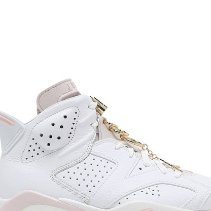 Wmns Air Jordan 6 Retro Gold Hoops DH9696-100 Sneakers - Modern Classic