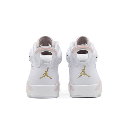 Wmns Air Jordan 6 Retro Gold Hoops DH9696-100 Sneakers - Modern Classic