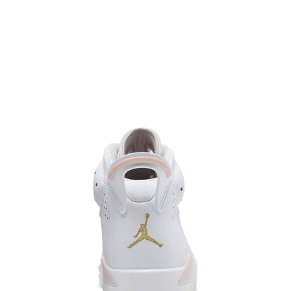 Wmns Air Jordan 6 Retro Gold Hoops DH9696-100 Sneakers - Modern Classic