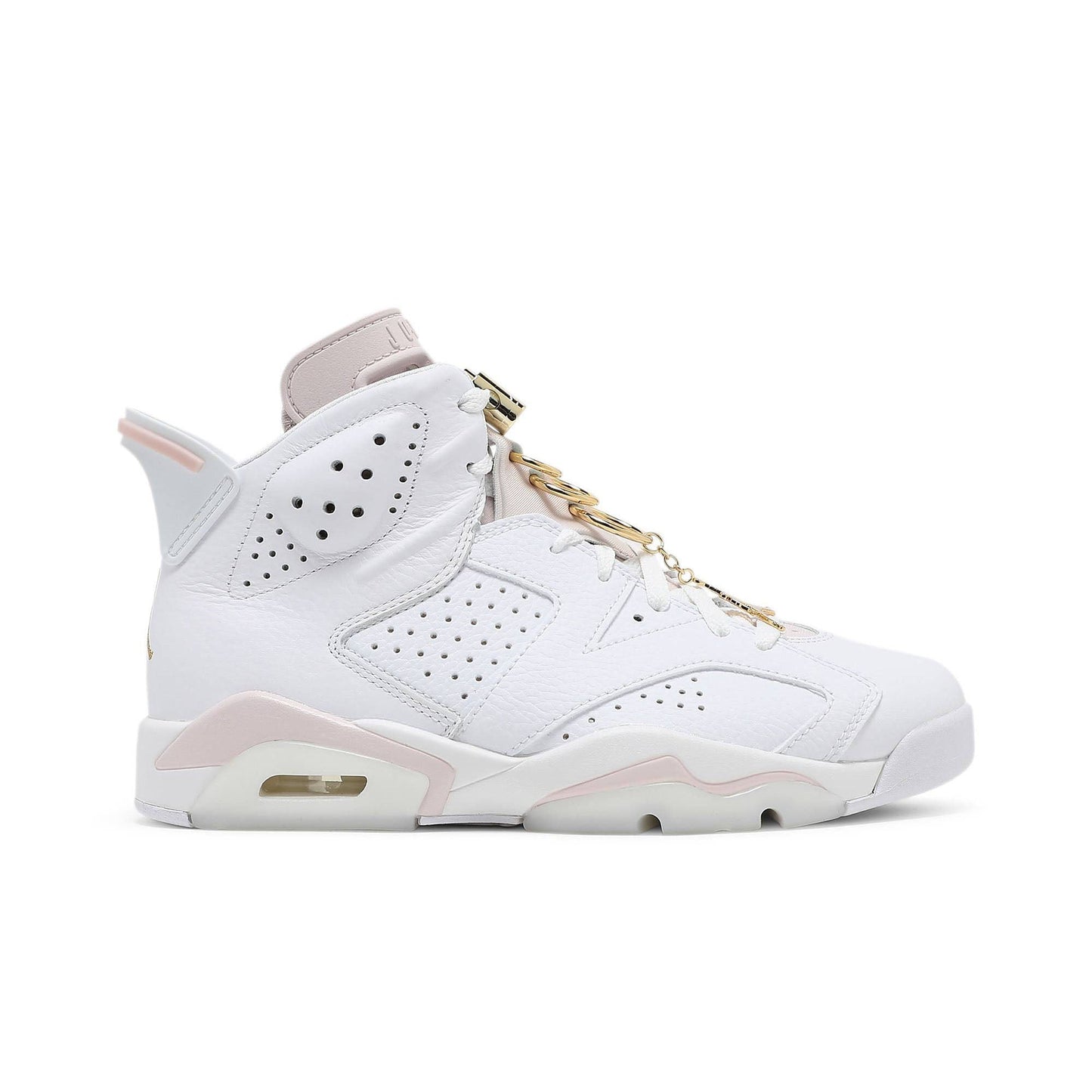 Wmns Air Jordan 6 Retro Gold Hoops DH9696-100 Sneakers - Modern Classic