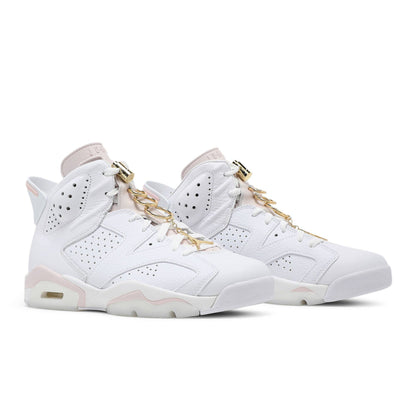 Wmns Air Jordan 6 Retro Gold Hoops DH9696-100 Sneakers - Modern Classic